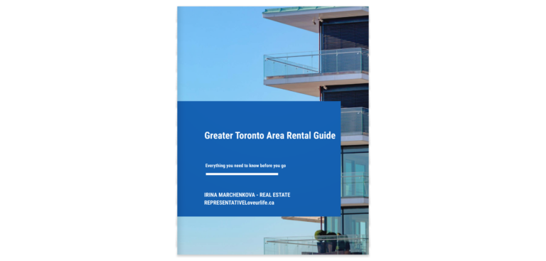 Greater Toronto Area Rental Guide cover by Irina Marchenkova
